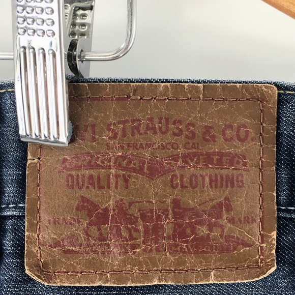 Levis Mens 569 Loose Straight Denim Jeans Blue Baggy Button Flap Pockets 40 x 32 - Picture 11 of 16